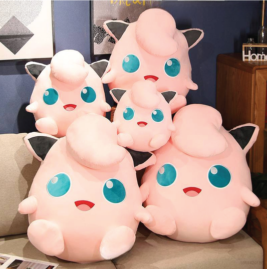 Pokemon Jigglypuff Plush Toy 30CM Pokemon Pillow Super Soft Big Doll