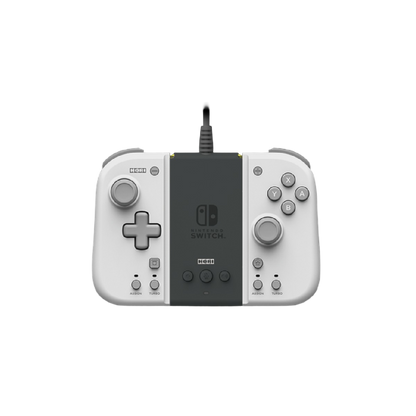 HORI NSW-467A Split Pad Compact Controller + Attachment Set For Nintendo Switch V1 / V2 / OLED (Milky White)