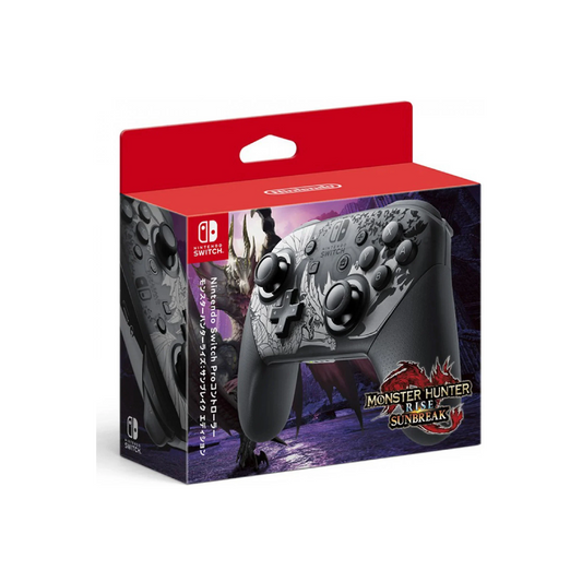 NINTENDO Switch Pro Controller (Monster Hunter Rise Sunbreak Edition) [OEM 3 Months Warranty]