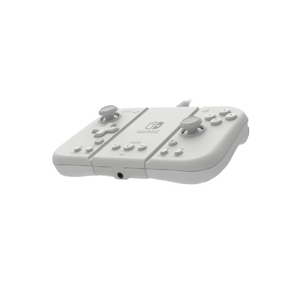 HORI NSW-467A Split Pad Compact Controller + Attachment Set For Nintendo Switch V1 / V2 / OLED (Milky White)