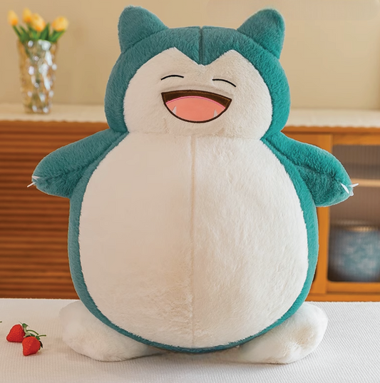 Pokemon Smiley Snorlax Plush Toy 45CM Cute Little Bear Plush Soft Toys Children's