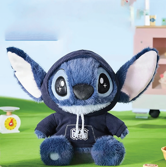 Large Stitch Hoodie Cute Plush Toy 35CM Soft Toy Plushie