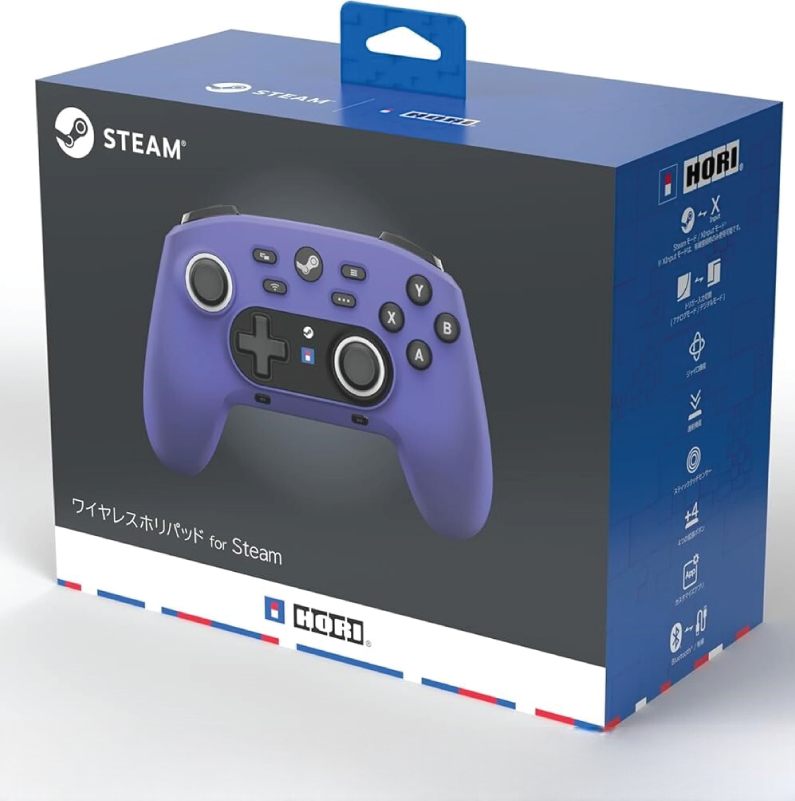 HORI Wireless Controller Horipad For PC  Steam Luminous Violet